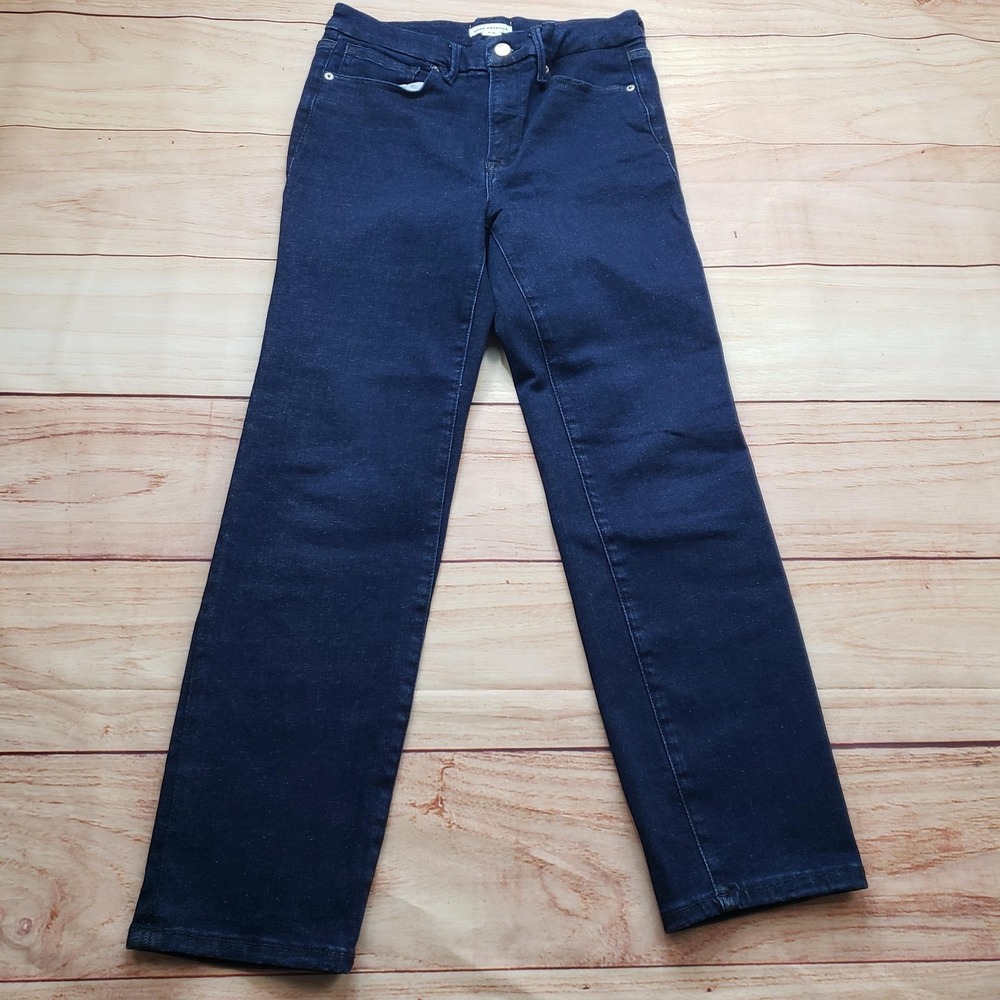 Good American Pants‎ Unisex Kids 6 Blue Jegging Slim Stretch Denim Inseam 28